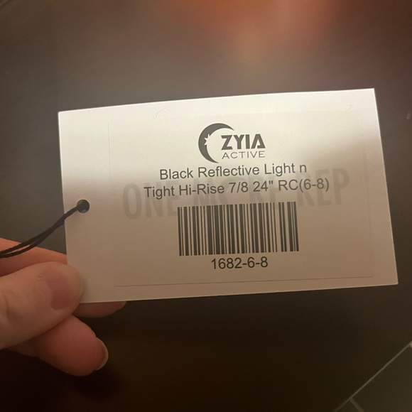 Zyia black reflective light n tight mesh leggings - Picture 6 of 6